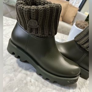 BRAND NEW Moncler Ginette Waterproof Rain Boot